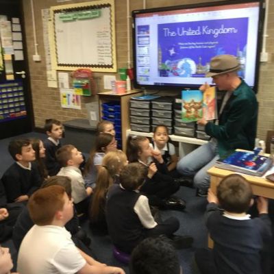 Author visit for World Book Day