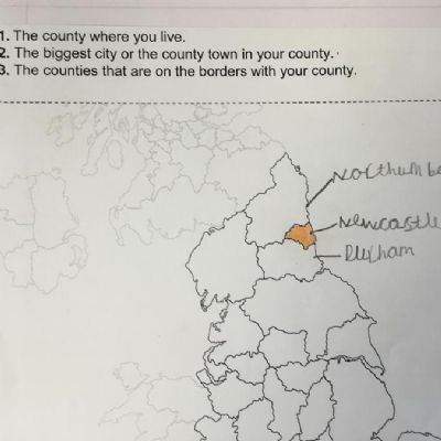 Identifying counties and settlements in the UK